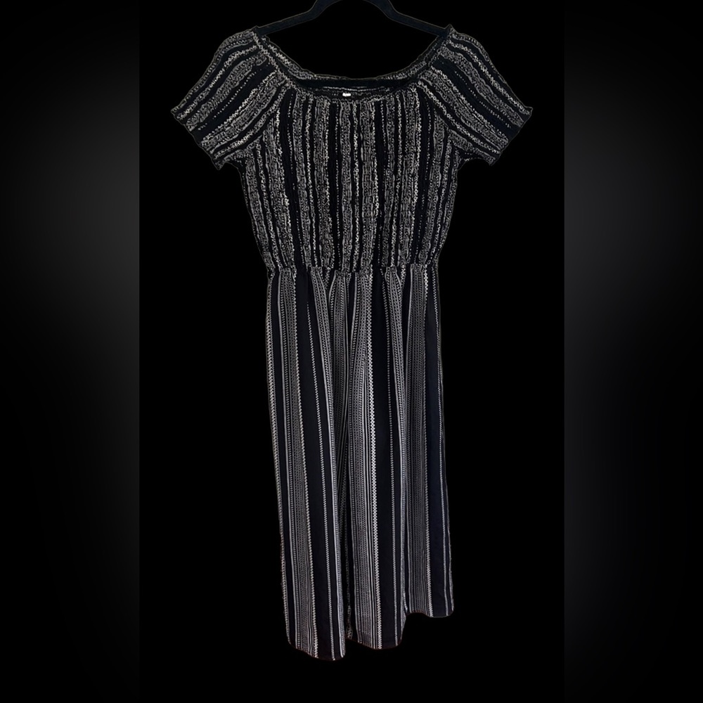 Womens romper, Size Large, black and white